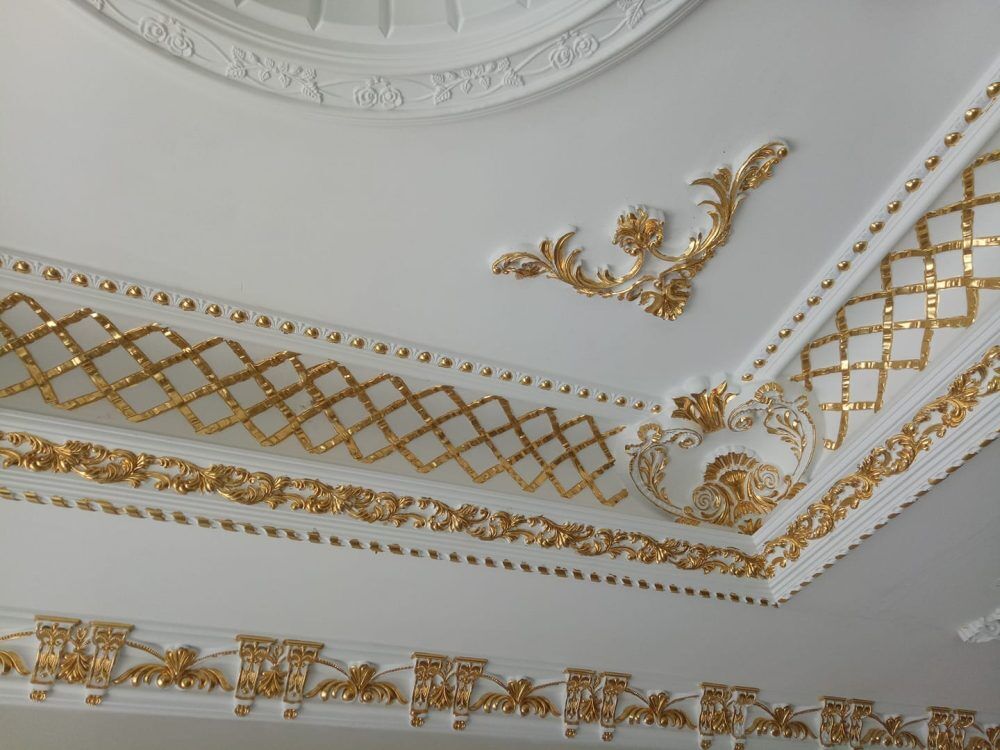 Vật liệu HOT 2021 phào nhựa pu cho nội thất thêm SANG CHẢNH