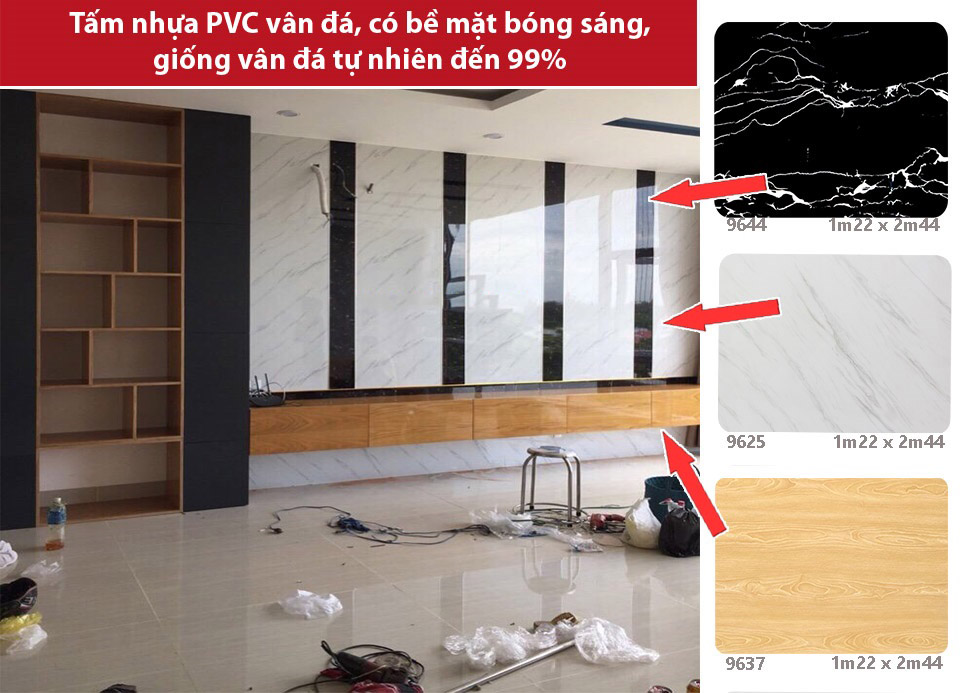 Bạn cần phải hiểu rõ thông tin Tấm nhựa pvc vân đá để đưa ra giải pháp Trang trí