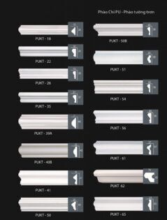 các mẫu phào chỉ tường