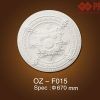 Mâm trần tròn OZ – F015