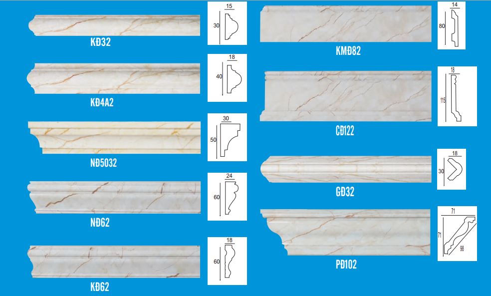 Báo giá thi công phào chỉ PS Hàn Quốc mới nhất báo giá thi công phào chỉ ps