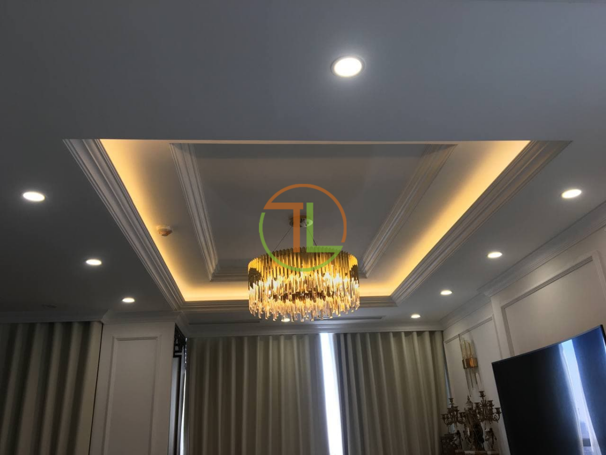 thi công phào chỉ pu