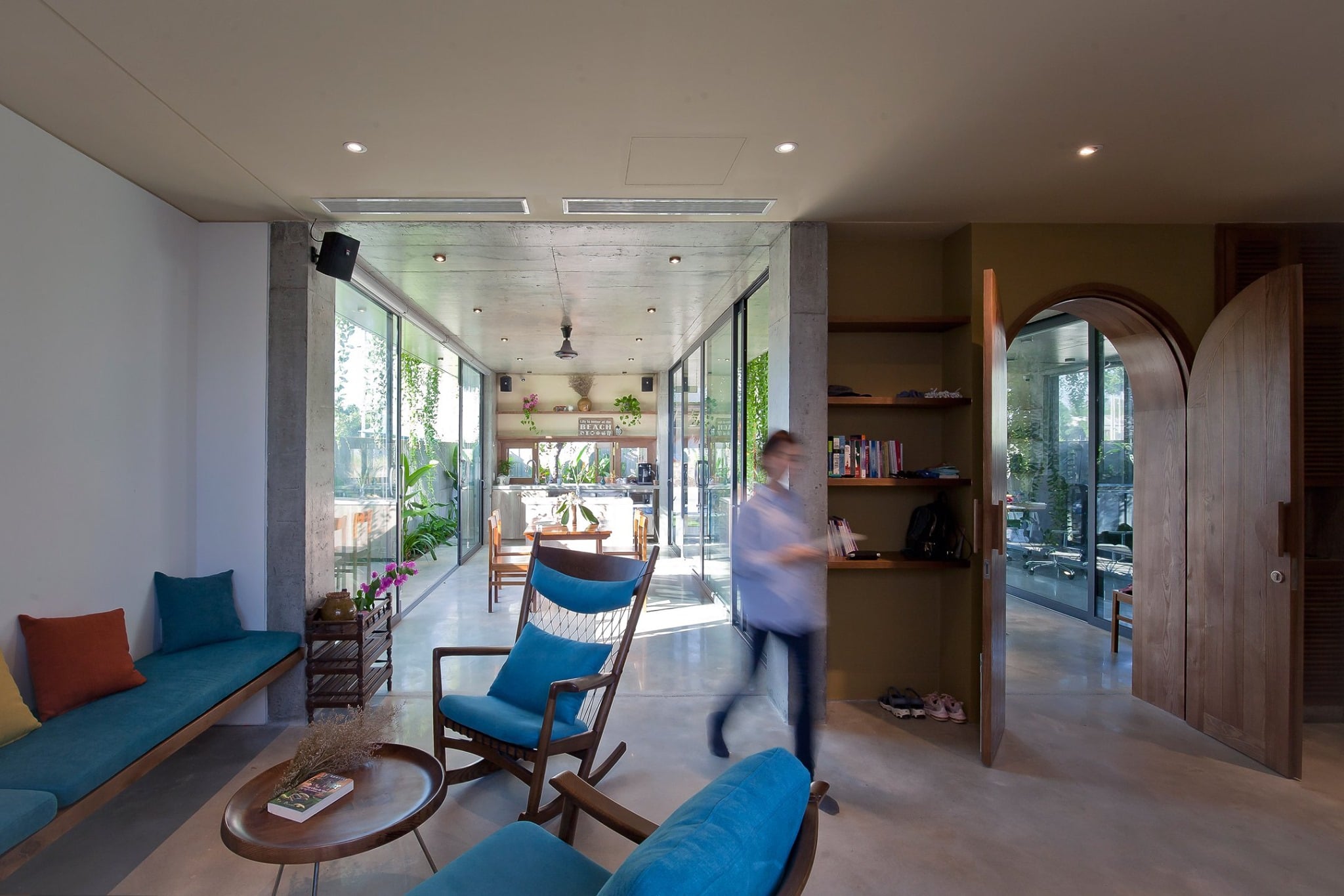Mẫu nhà kết hợp văn phòng 200m2 cực đẹp, cực độc