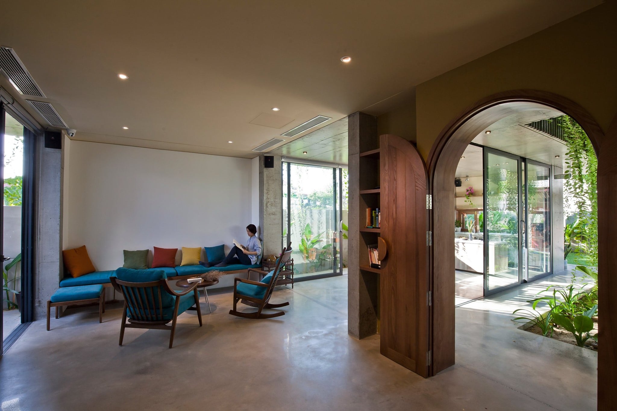 Mẫu nhà kết hợp văn phòng 200m2