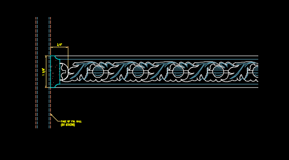 Thư viện file 3d phào chỉ, file cad mặt cắt phào chỉ
