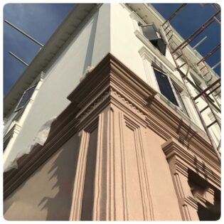 mẫu phào chỉ mặt tiền đẹp