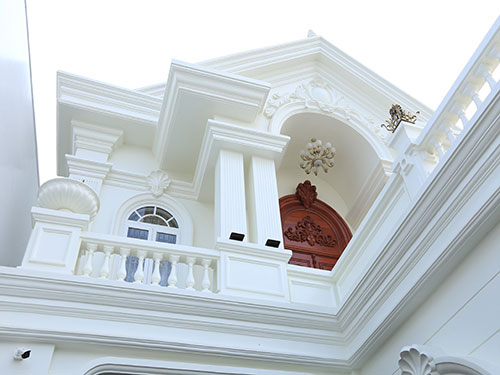 mẫu phào chỉ mặt tiền đẹp