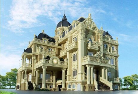 Mẫu thiết kế biệt thự kiểu Pháp đẹp