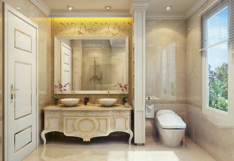 mẫu thiết kế nội thất biệt thự Pháp