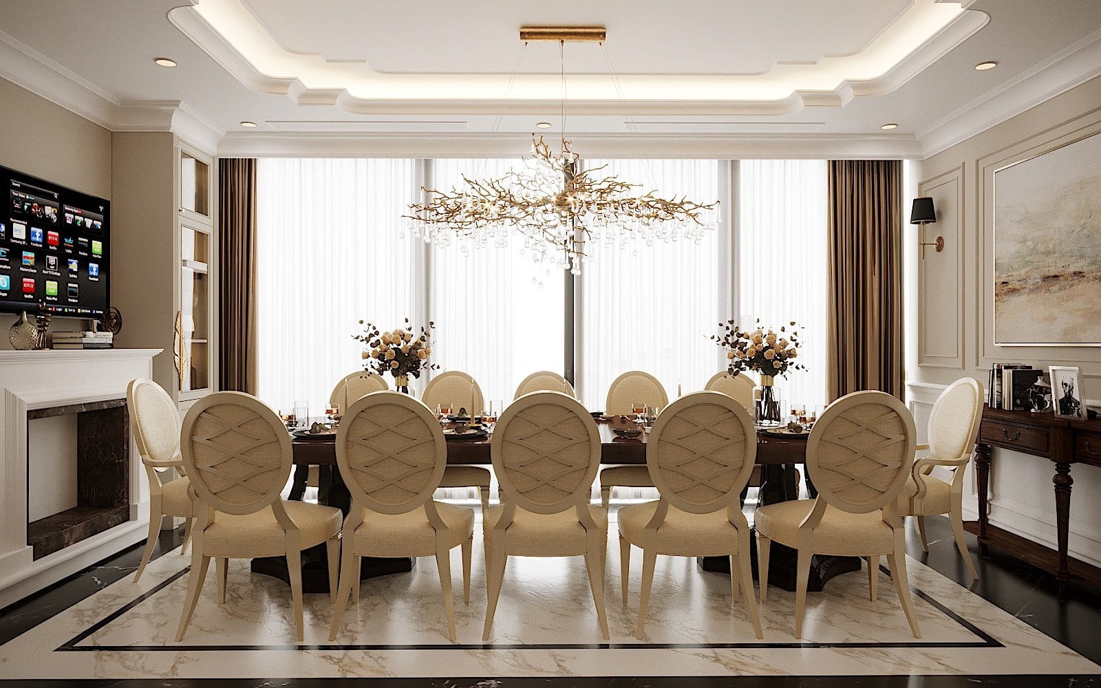 20 mẫu phào chỉ trần nhà đẹp đơn giản 