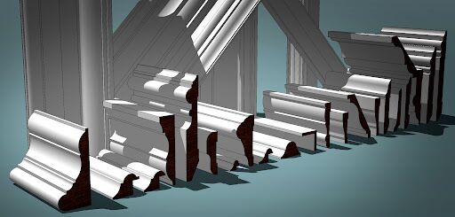 Tổng hợp hình ảnh mặt cắt phào chỉ (79)