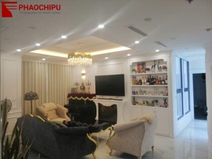 Thi công phào chỉ chung cư GreenBay - Hà Nội