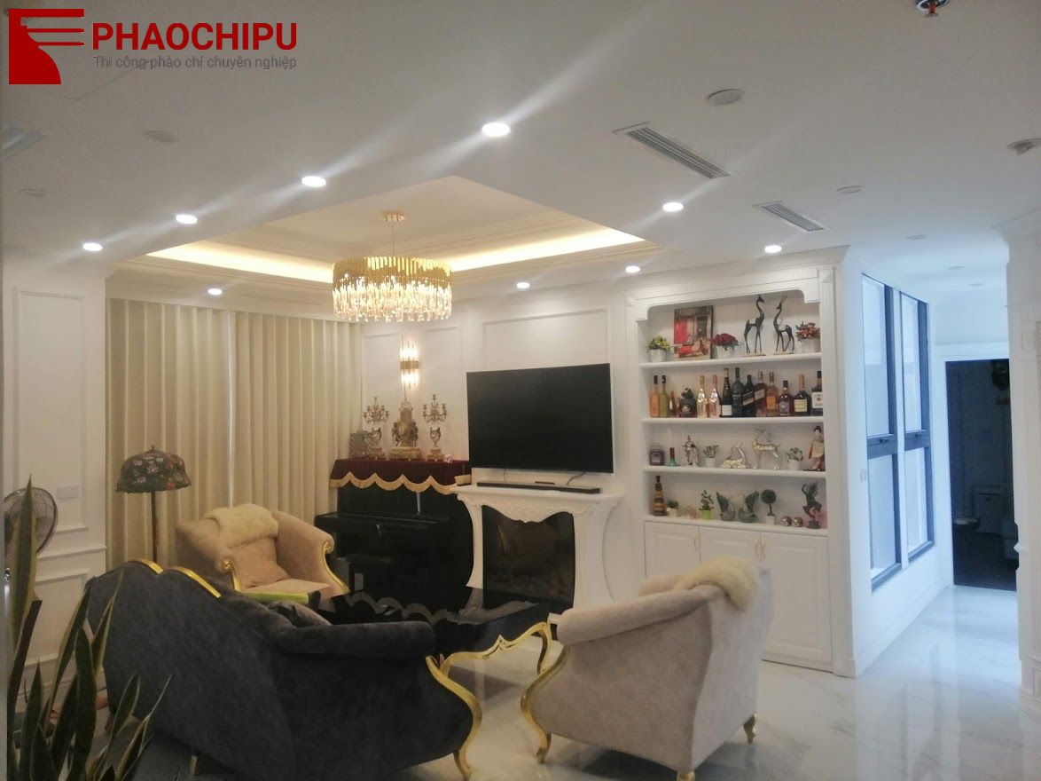 Thi công phào chỉ chung cư GreenBay - Hà Nội Thi Công Phào Chỉ Biệt Thự