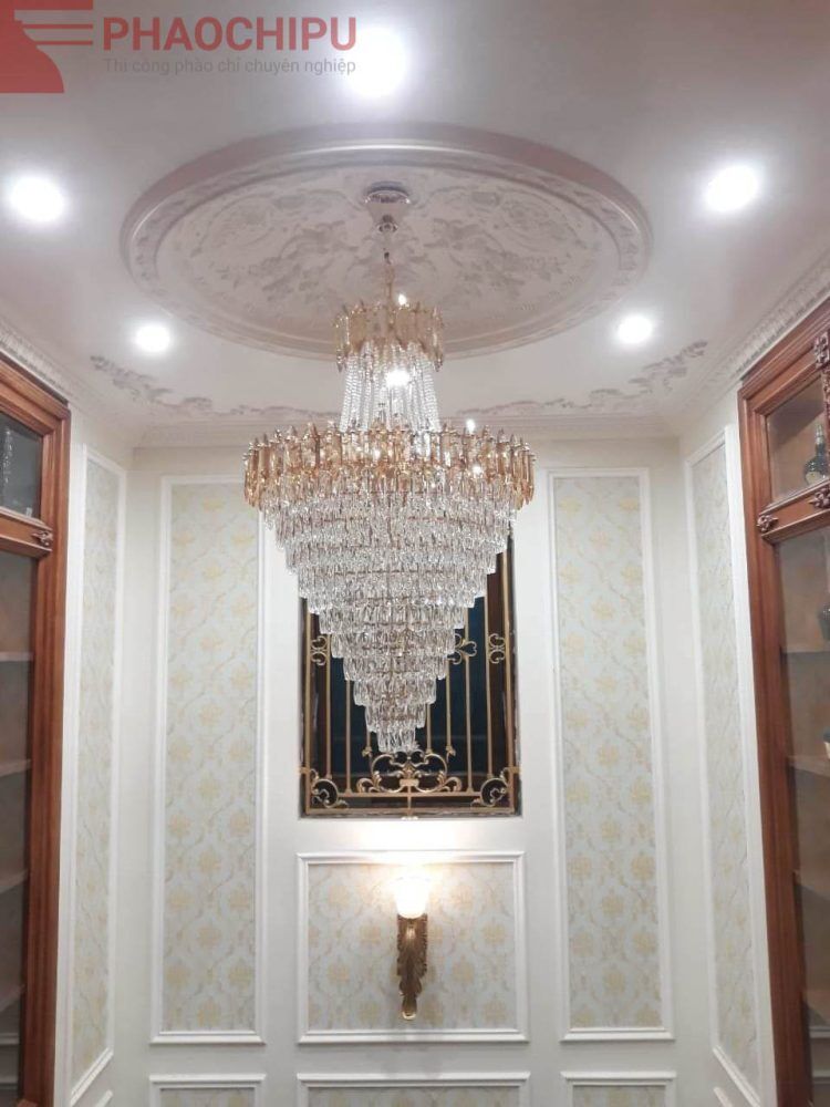 Thi công phào chỉ biệt thự Anh Tiến - Hà Nội Phào chỉ, Phào chỉ Hàn Quốc, phào chỉ nhựa, Phào chỉ PS, phào chỉ pu, thi công phào chỉ, thi công phào chỉ ps, thi công phào chỉ PU, Thi công phào chỉ tân cổ điển, Thi công phào chỉ trọn gói