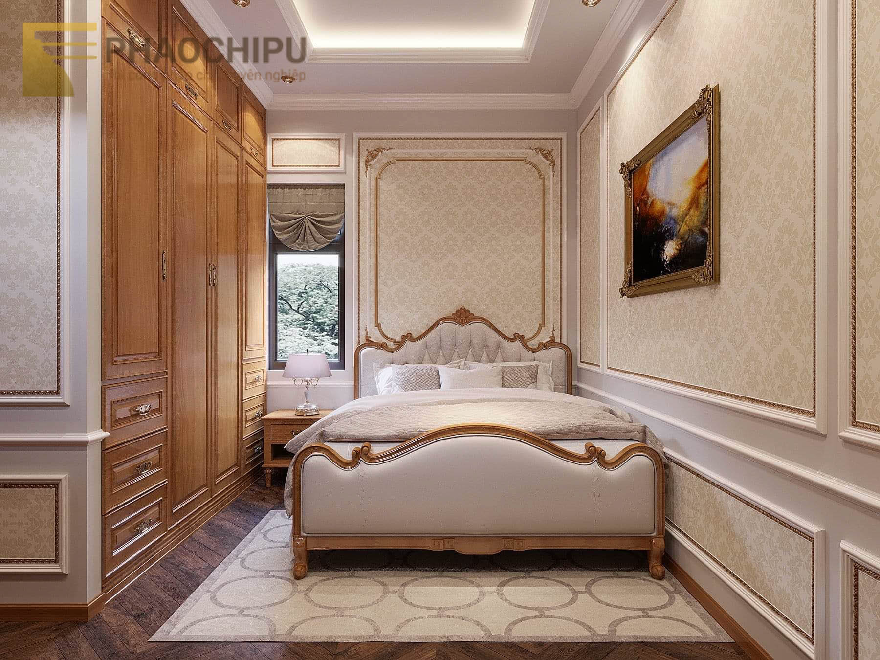 Thi công phào chỉ biệt thự chú Đoàn - Nghệ An