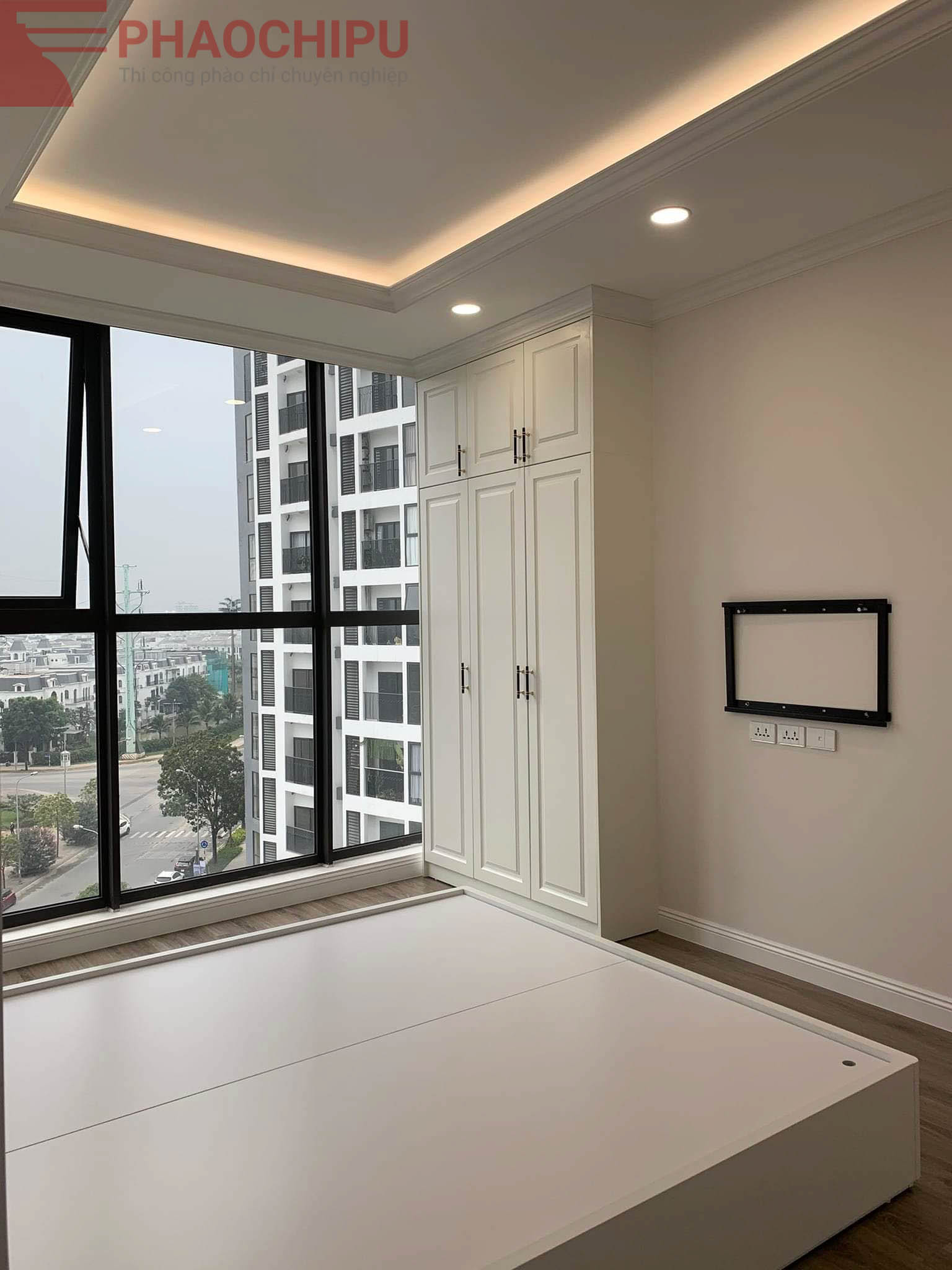 Thi công phào chỉ chung cư Hope Residences Phúc Đồng