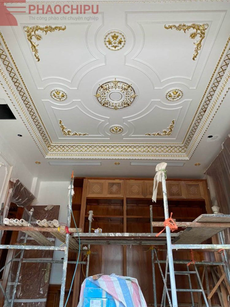 Thi công phào chỉ biệt thự Anh Tiến - Hà Nội Phào chỉ, Phào chỉ Hàn Quốc, phào chỉ nhựa, Phào chỉ PS, phào chỉ pu, thi công phào chỉ, thi công phào chỉ ps, thi công phào chỉ PU, Thi công phào chỉ tân cổ điển, Thi công phào chỉ trọn gói