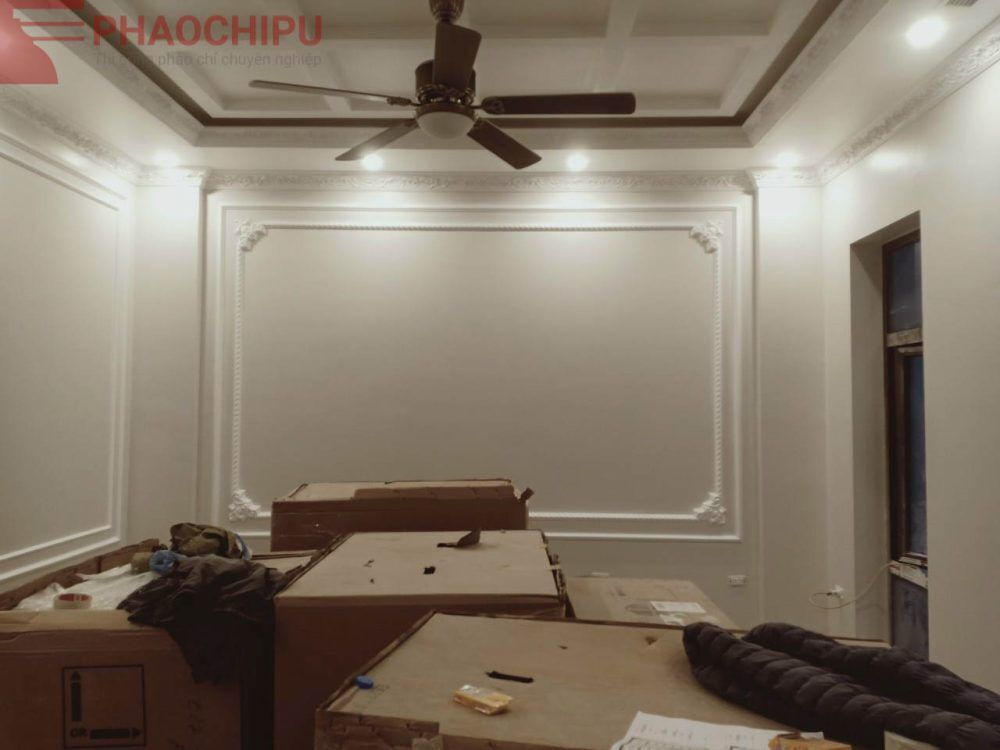 Thi công phào chỉ biệt thự Anh Tiến - Hà Nội Phào chỉ, Phào chỉ Hàn Quốc, phào chỉ nhựa, Phào chỉ PS, phào chỉ pu, thi công phào chỉ, thi công phào chỉ ps, thi công phào chỉ PU, Thi công phào chỉ tân cổ điển, Thi công phào chỉ trọn gói