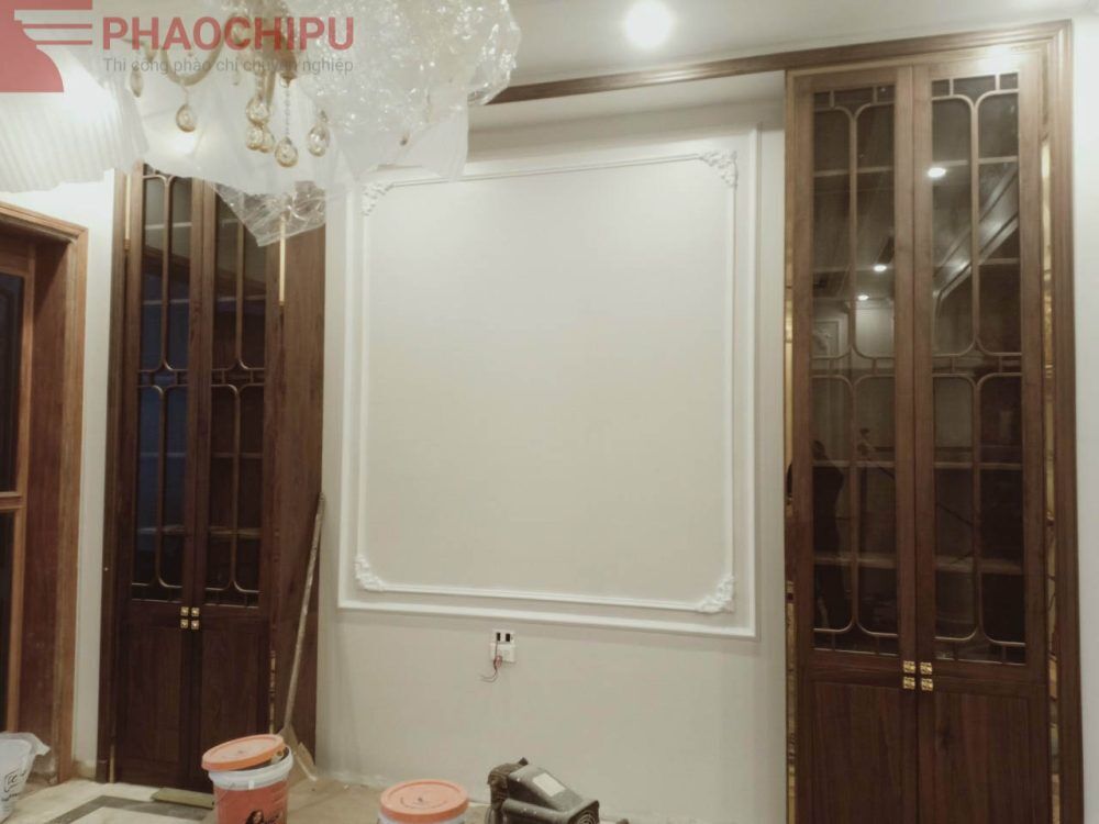 Thi công phào chỉ biệt thự Anh Tiến - Hà Nội Phào chỉ, Phào chỉ Hàn Quốc, phào chỉ nhựa, Phào chỉ PS, phào chỉ pu, thi công phào chỉ, thi công phào chỉ ps, thi công phào chỉ PU, Thi công phào chỉ tân cổ điển, Thi công phào chỉ trọn gói