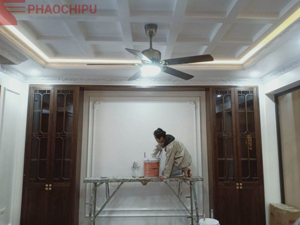 Thi công phào chỉ biệt thự Anh Tiến - Hà Nội Phào chỉ, Phào chỉ Hàn Quốc, phào chỉ nhựa, Phào chỉ PS, phào chỉ pu, thi công phào chỉ, thi công phào chỉ ps, thi công phào chỉ PU, Thi công phào chỉ tân cổ điển, Thi công phào chỉ trọn gói