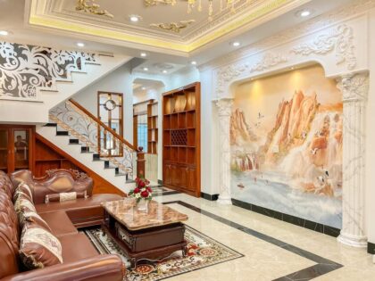 Thi công phào chỉ PU tân cổ điển nhà phố anh Hưng Bảng giá phào chỉ nhựa
