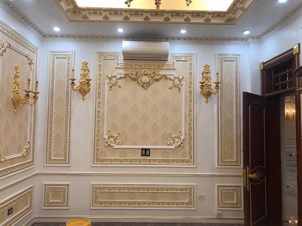 40 mẫu tường trang trí phào chỉ Pu tân cổ điển đẹp phào chỉ pu tân cổ điển