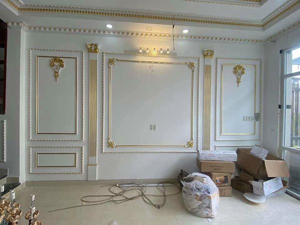 40 mẫu tường trang trí phào chỉ Pu tân cổ điển đẹp phào chỉ pu tân cổ điển