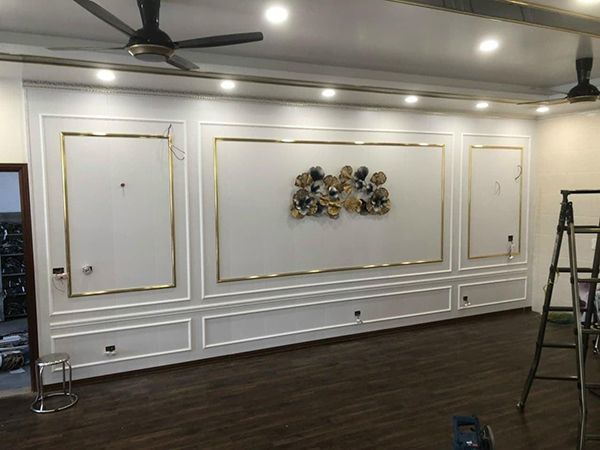40 mẫu tường trang trí phào chỉ Pu tân cổ điển đẹp phào chỉ pu tân cổ điển