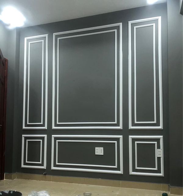 40 mẫu tường trang trí phào chỉ Pu tân cổ điển đẹp phào chỉ pu tân cổ điển