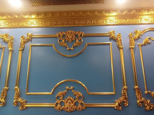 40 mẫu tường trang trí phào chỉ Pu tân cổ điển đẹp phào chỉ pu tân cổ điển