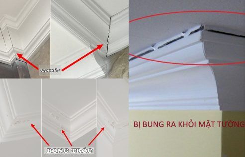 5 lỗi thường gặp khi lắp đặt phào chỉ và cách khắc phục Báo giá thi công phào chỉ xi măng, Giá phào chỉ nhựa, Mẫu phào chỉ pu, Thi công phào chỉ nhựa, thi công phào chỉ PU, Thi công phào chỉ xi măng