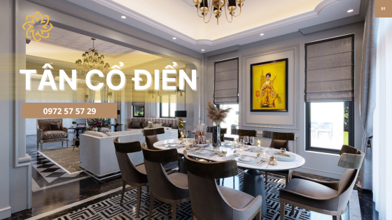 Thiết kế nội thất "Tân Cổ Điển" bằng Phào chỉ Pu đẹp nhất 2025