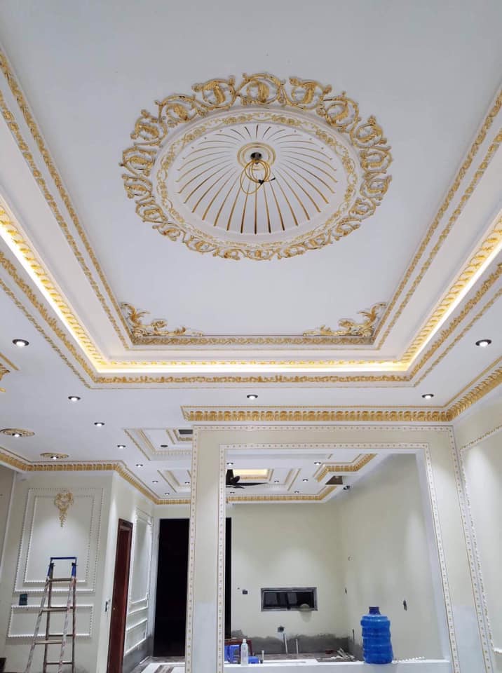 Phào chỉ dát vàng- thi công phào chỉ dát vàng phào chỉ dát vàng