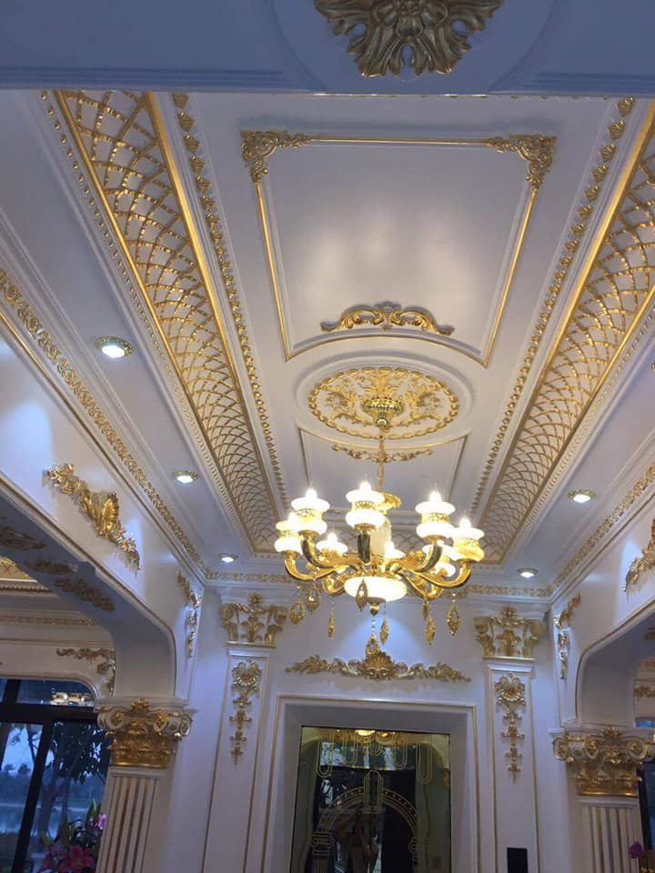 Phào chỉ dát vàng- thi công phào chỉ dát vàng phào chỉ dát vàng