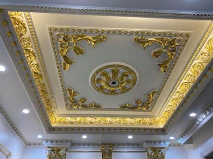 Phào chỉ dát vàng- thi công phào chỉ dát vàng phào chỉ dát vàng