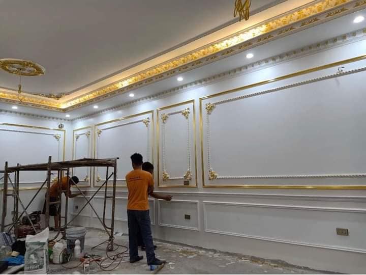 Phào chỉ dát vàng- thi công phào chỉ dát vàng phào chỉ dát vàng
