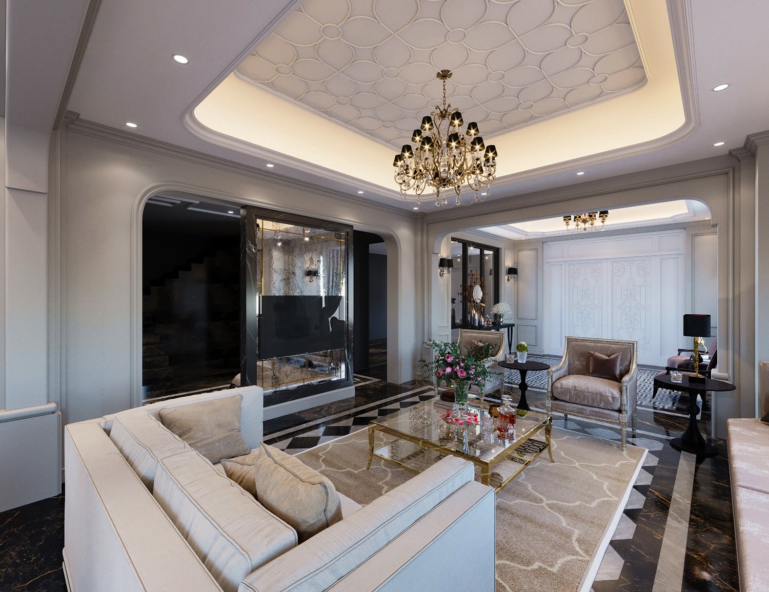 Thiết kế nội thất theo phong cách tân cổ điển