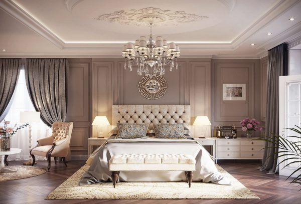 Tổng hợp mẫu phào chỉ phòng ngủ tân cổ điển